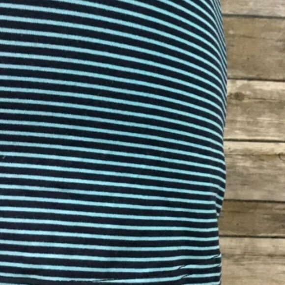 Lululemon Os Tank Blue Navy Striped Top Shirt Womens Sleeveless Athletic Gym - Picture 13 of 16